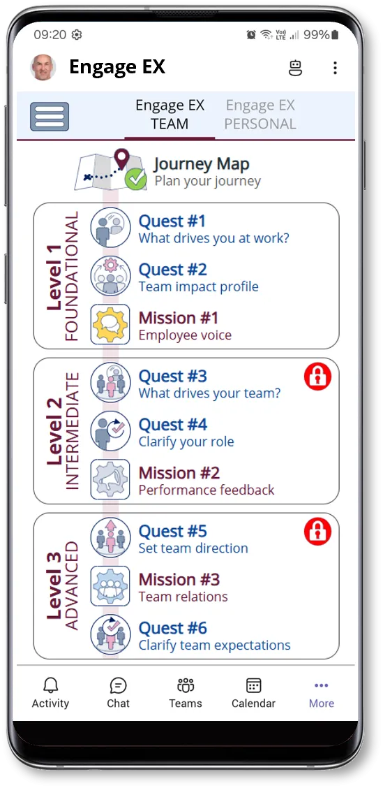 engage ex team app iwebp