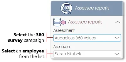 360 report assessee