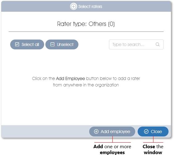 360 select rater empty