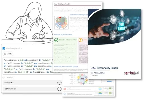Custom assessment reports