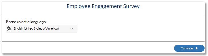 LanguageSelection survey assess