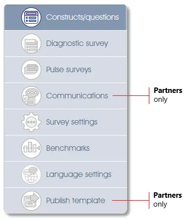 ConstructsQuestions survey
