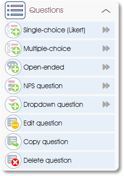 ModelQuestionActionsMenu survey assess