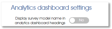 ModelSettingsAnalDashboard survey