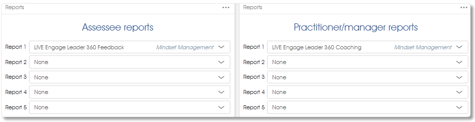 ModelSettingsApmReports assess