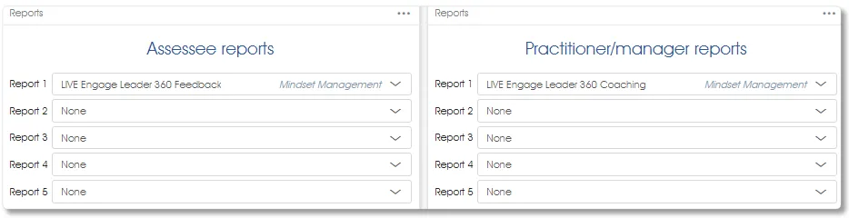 ModelSettingsApmReports assess