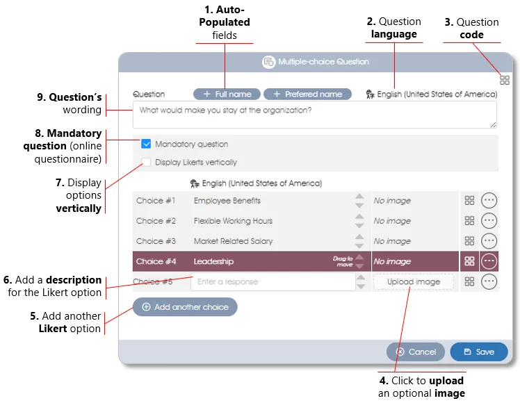QuestionMultiple choice assess