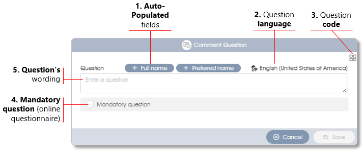 QuestionOpen ended assess