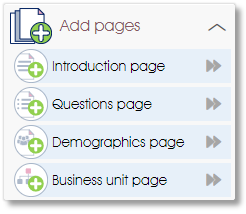 PagesActionsMenu survey assess