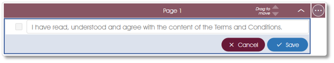 QuestionConsentCheckbox survey assess