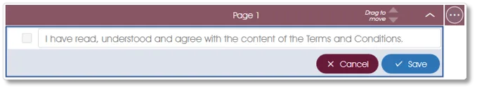 QuestionConsentCheckbox survey assess