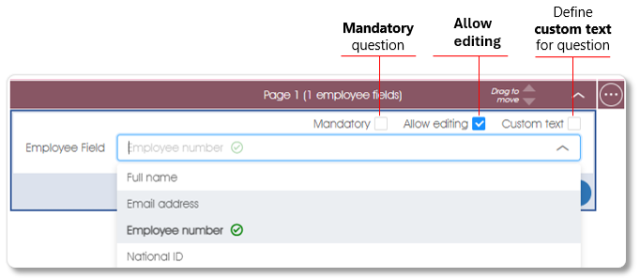 QuestionEmployeeField survey assess