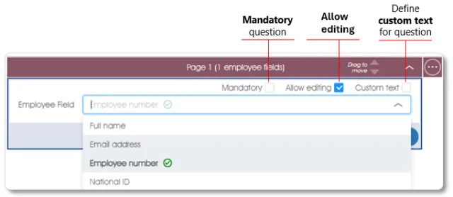 QuestionEmployeeField survey assess