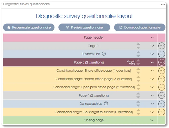 QuestionnaireConditional survey assess