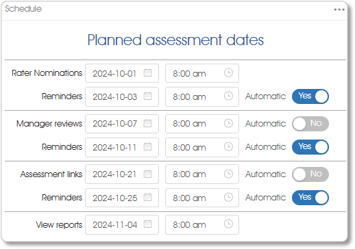 ConfigPlannedAssessDates assess