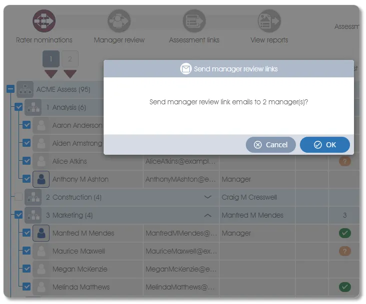 SendManRviewEmails assess