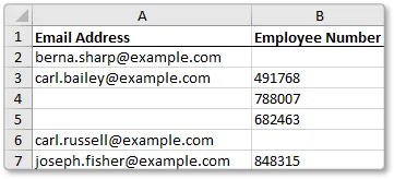 Excel import access