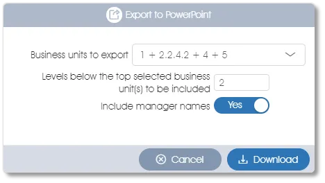 Part 11 export powerp dial