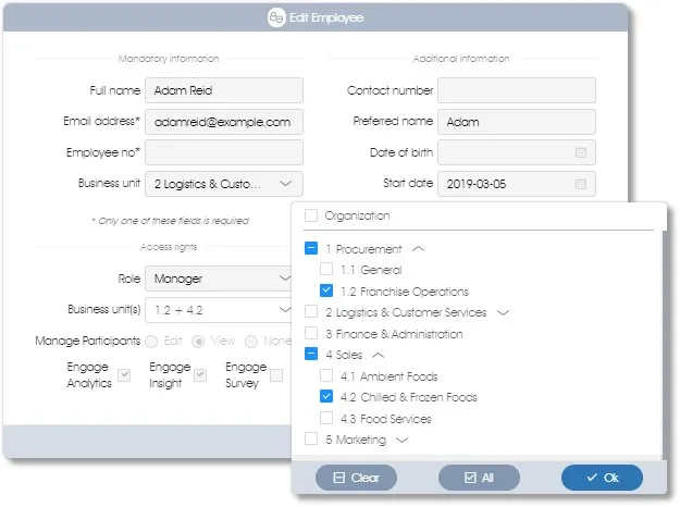 3 concept subunit setup