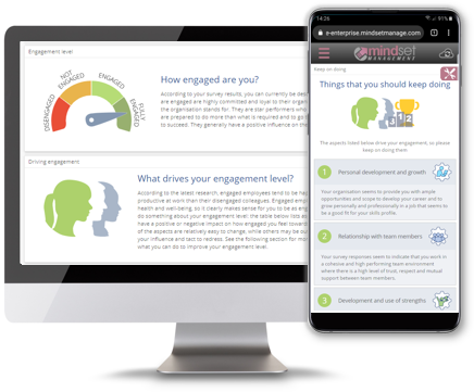 Personalised employee engagement report