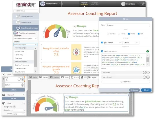 Automated rule-based reports