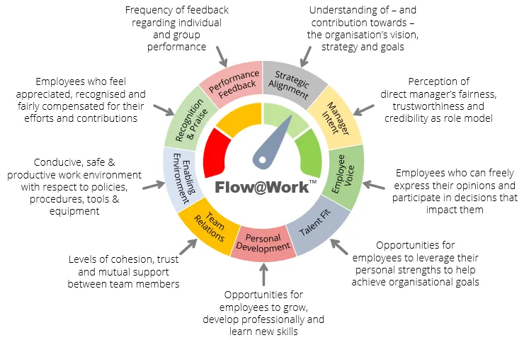 Employee engagement survey model - drivers of engagement