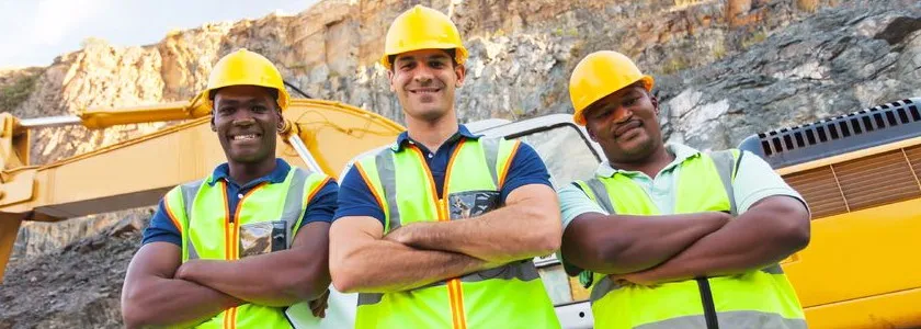 Engaged mineworkers