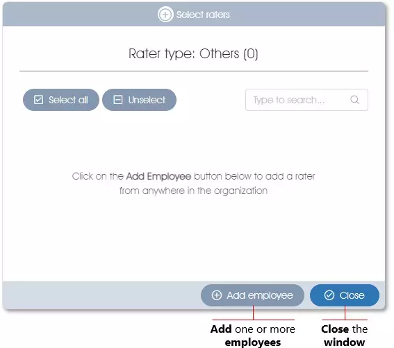 360 select rater empty