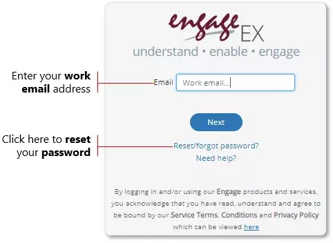 engage login