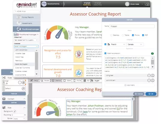 Rule-based automated report editor